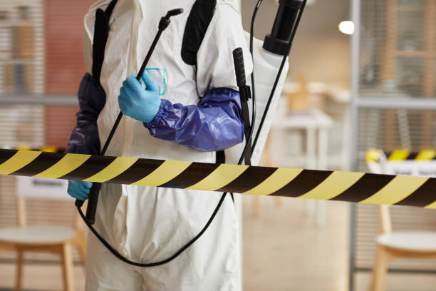 Professional Biohazard Cleanup technician working in Clarkson, KY